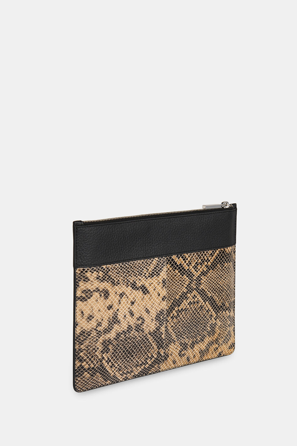 Multicolour Una Snake Panel Pouch
