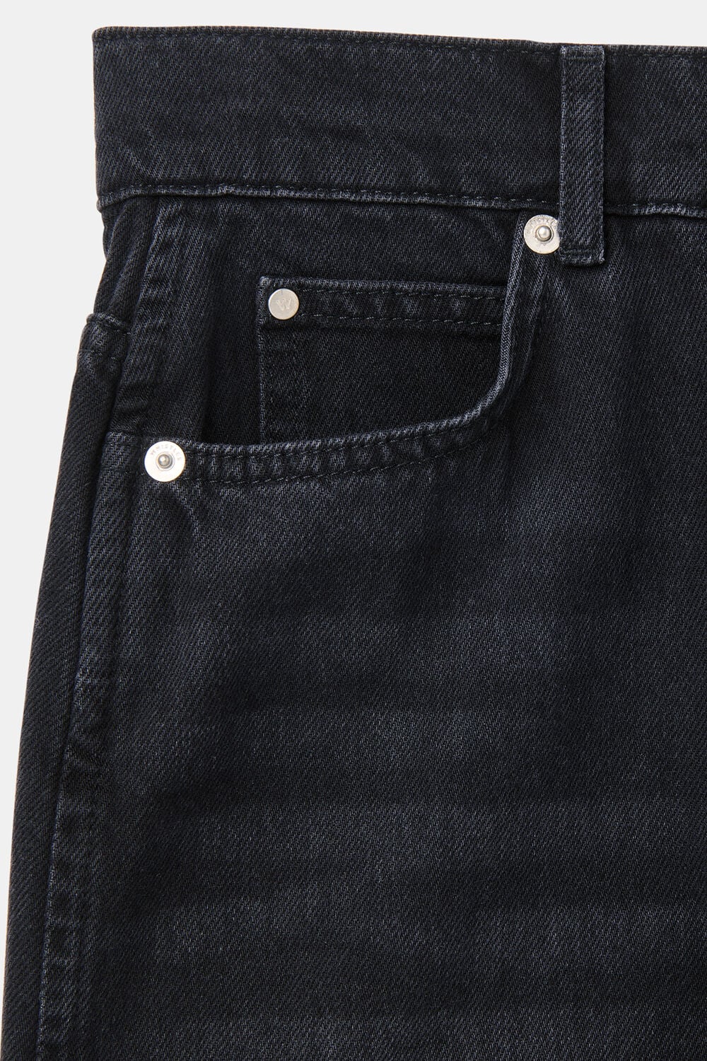 Black Authentic Barrel Leg Jean