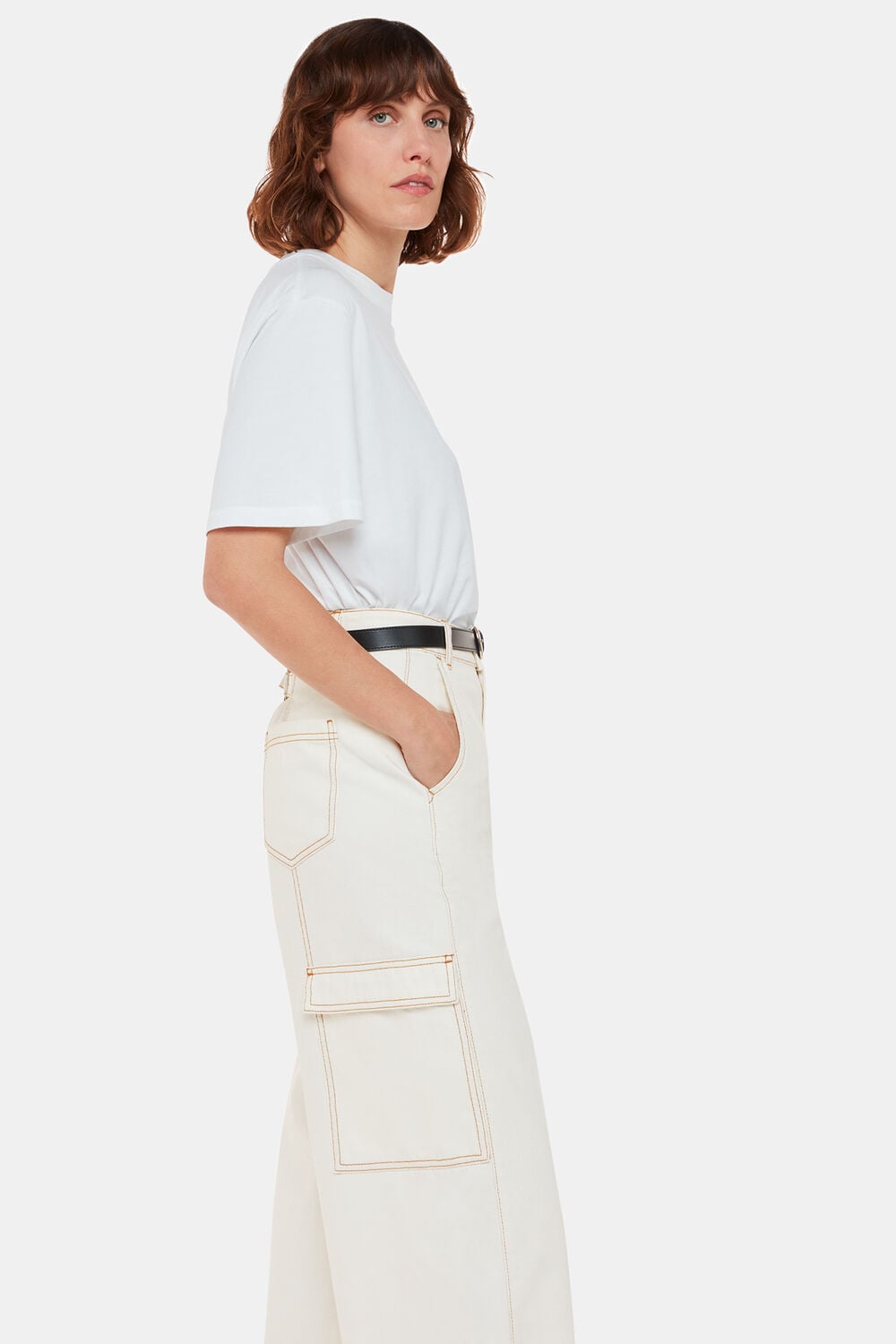 Wide Leg Cargo Jean