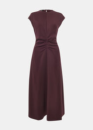 Gathered Midi Dress