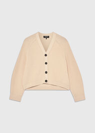 Petite V Neck Cotton Cardigan