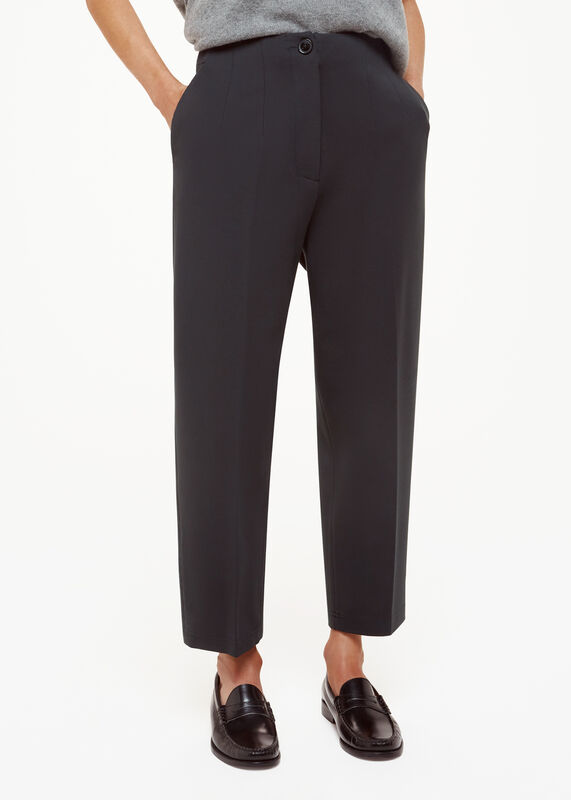 Black Petite Lila Ponte Trouser