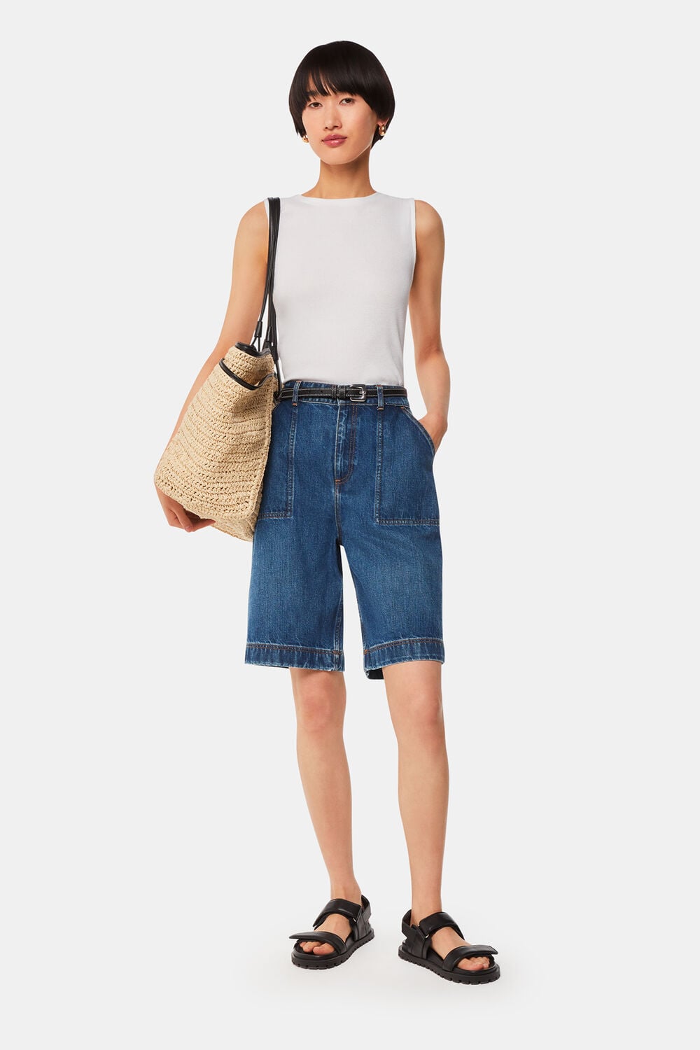Raya Longline Denim Short