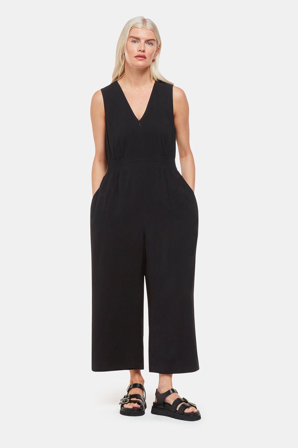Black Petite Remmie Jumpsuit