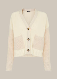 Colour Block Pocket Cardigan
