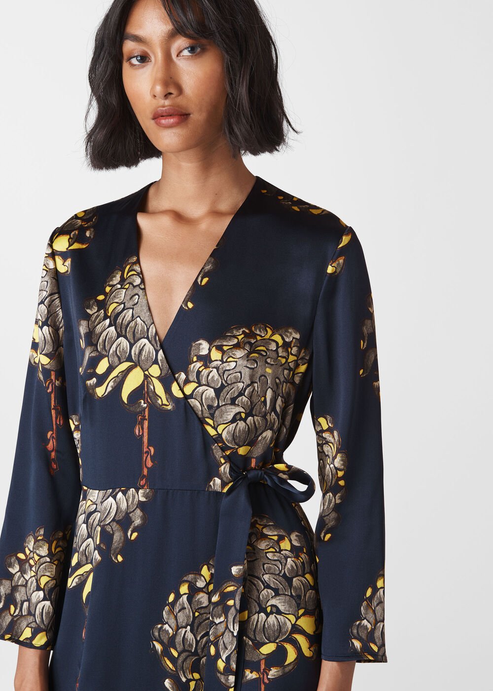 Gabrielle Silk Wrap Dress