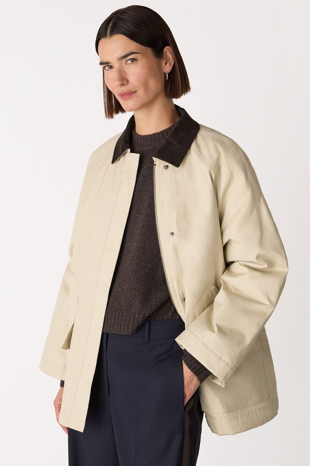Fern Waxed Barn Jacket