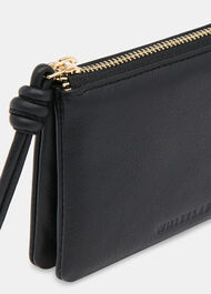 Knotted Zip Pull Purse