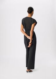 Linen Wrap Jumpsuit