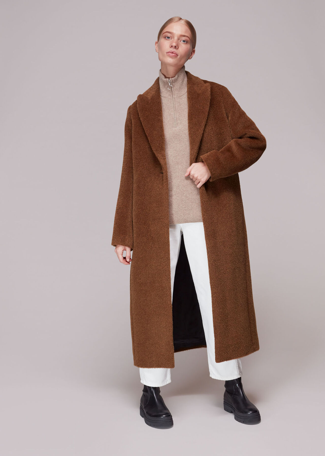 Emma Alpaca Mix Luxe Coat