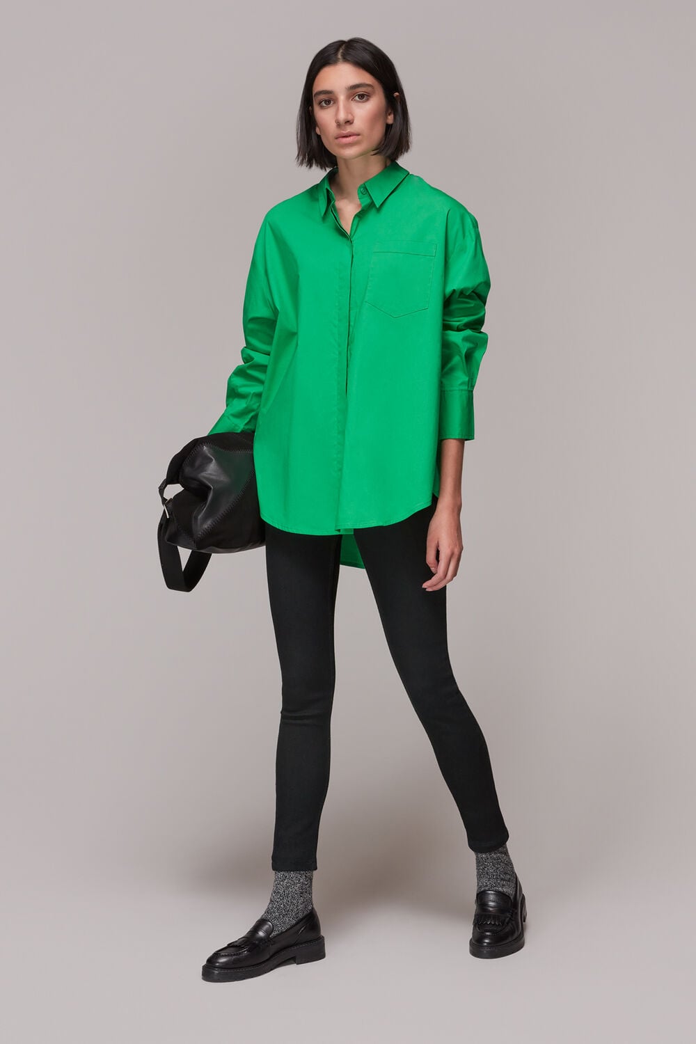 Solid Black Stretch Sculpted Skinny Jean