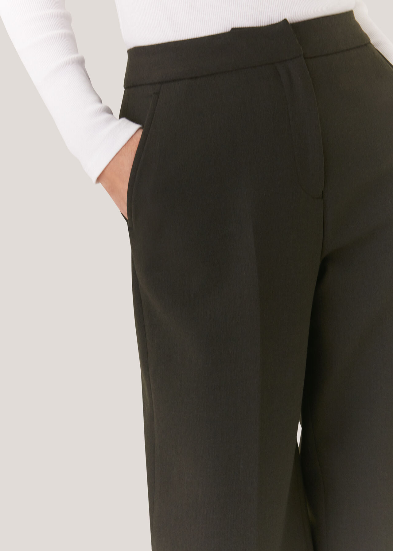 Natalie Wool Blend Trouser