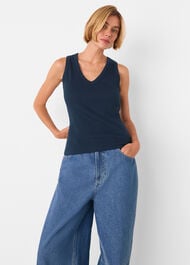 Ellis V Neck Jersey Vest