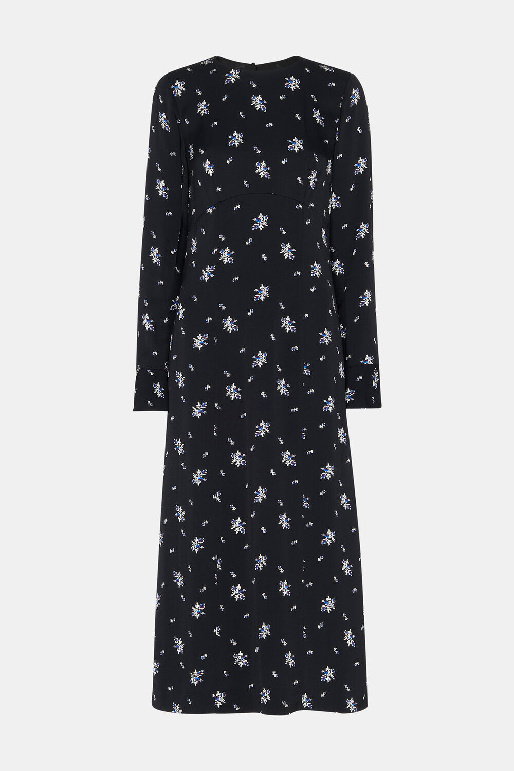 Romantic Satin Midi Dress