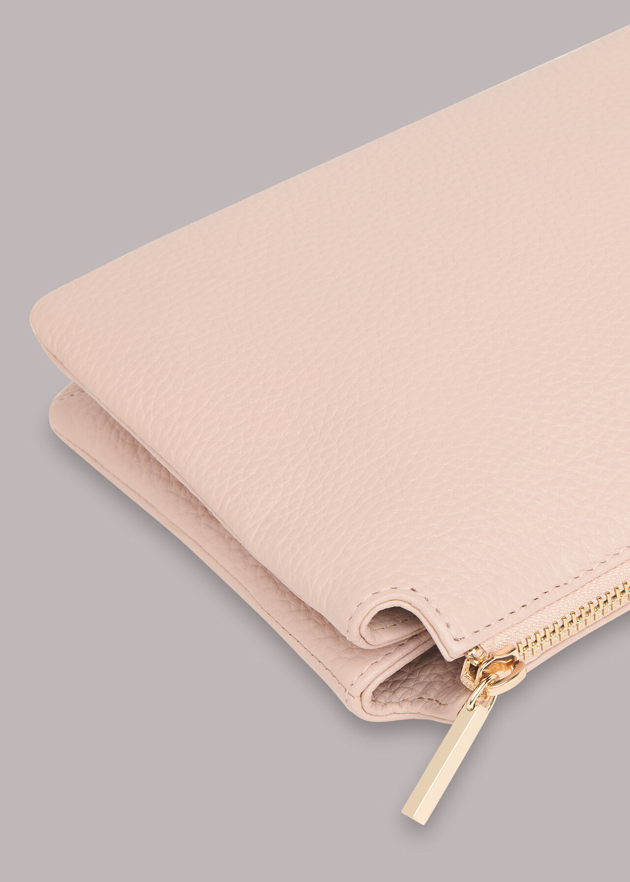 Pale Pink Elita Double Pouch Clutch | WHISTLES