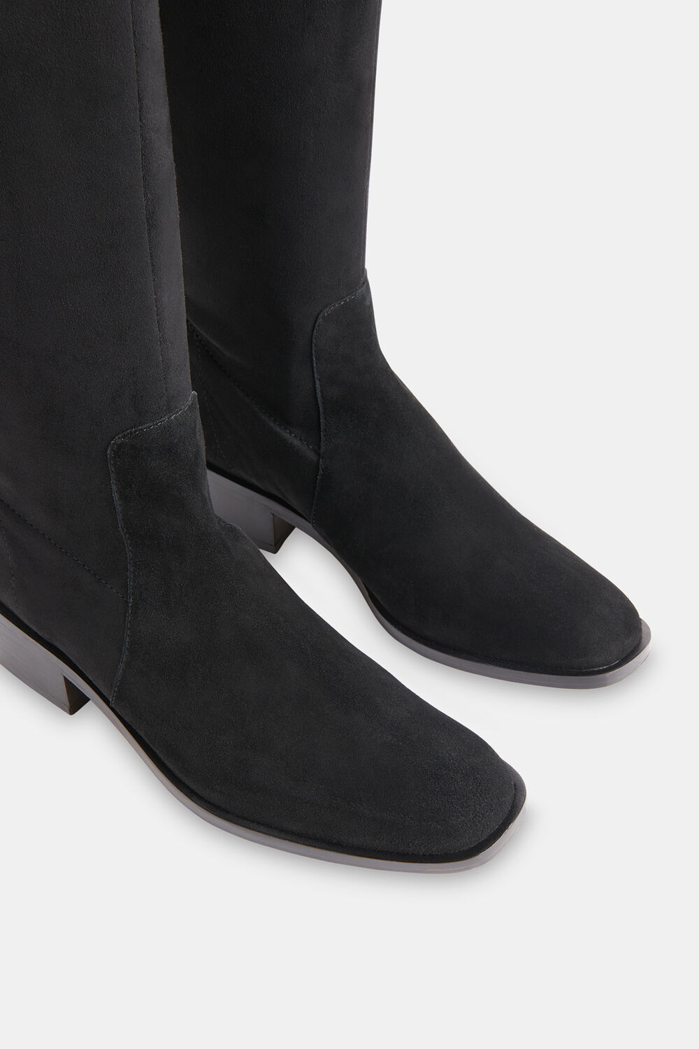 Black Lisi Stretch Knee High Boot