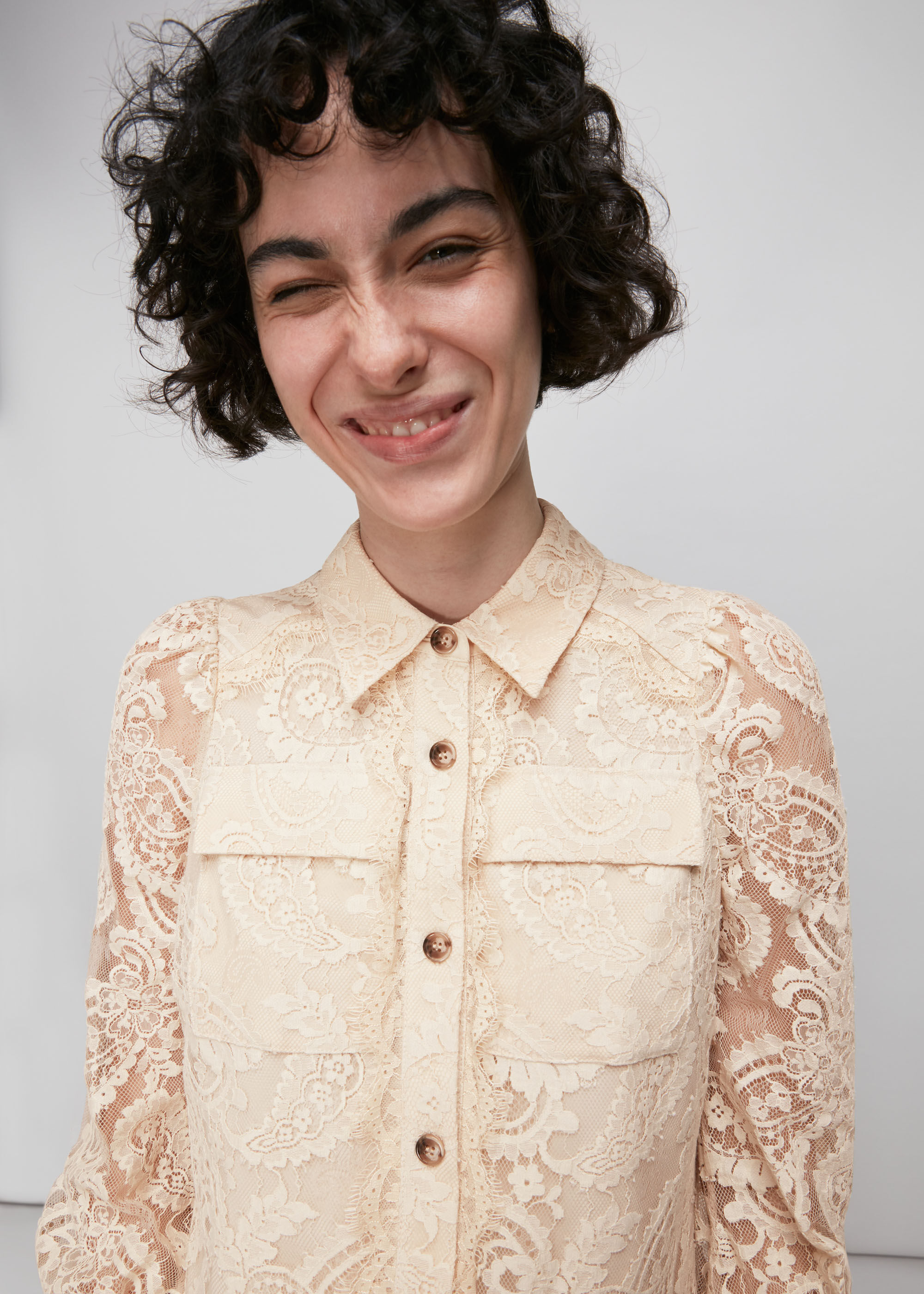 Lace button up dress new arrivals