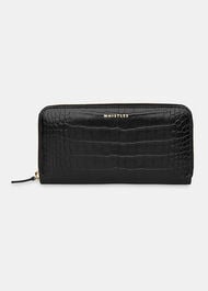 Shiny Croc Long Purse