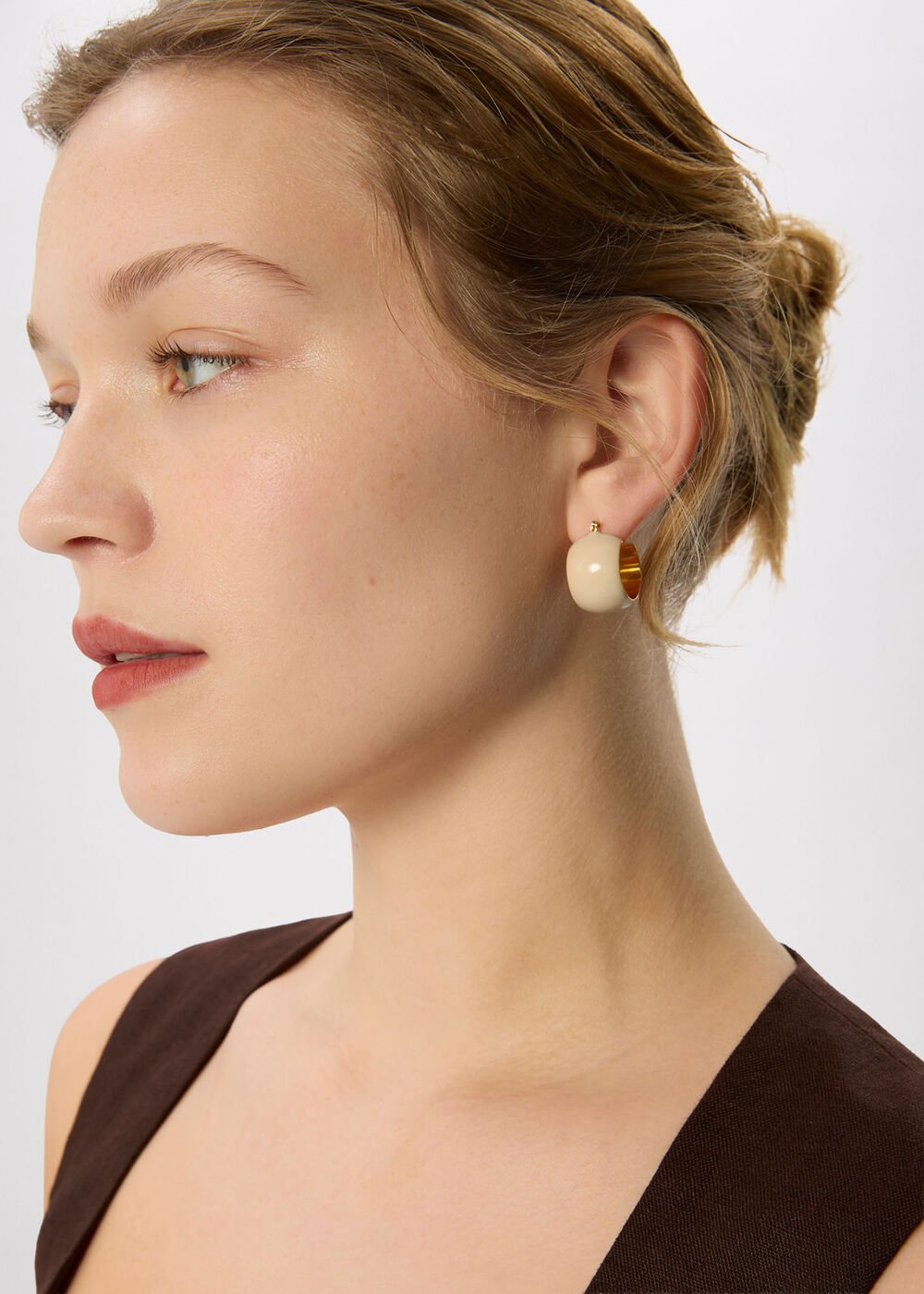 Enamel Wide Hoop