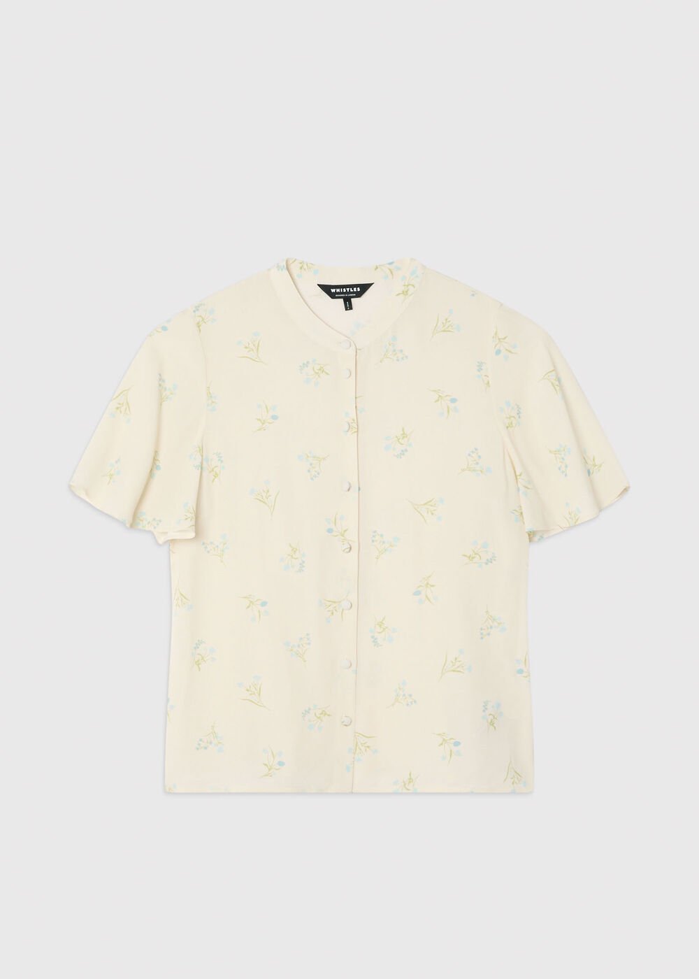 Floral Button Front Shirt