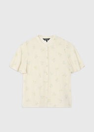 Floral Button Front Shirt
