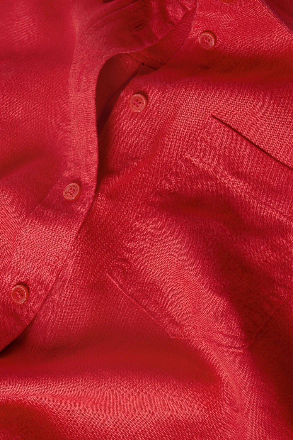 Red Ultimate Linen Shirt