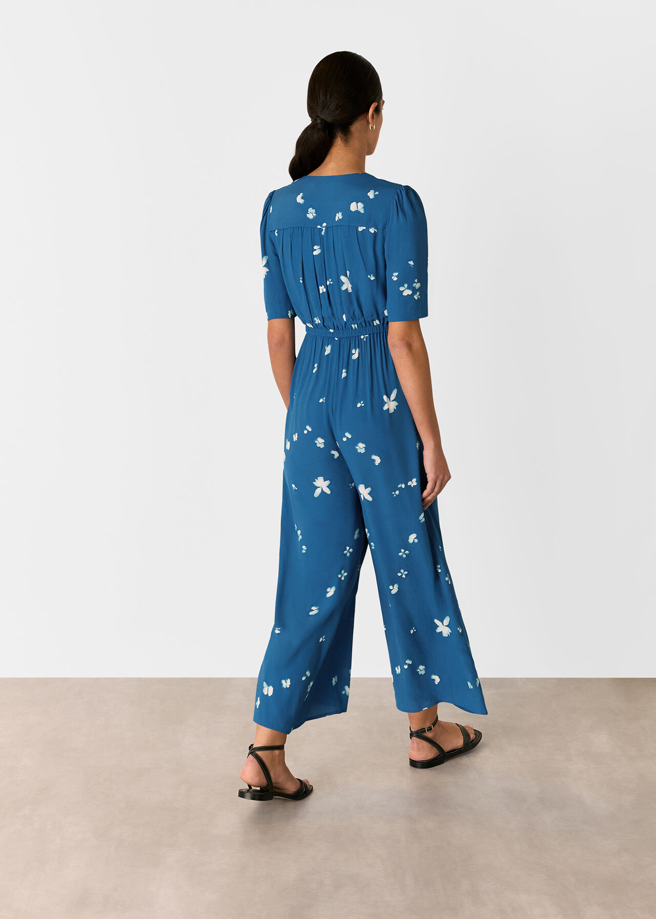Sun Bleached Floral Jumpsuit