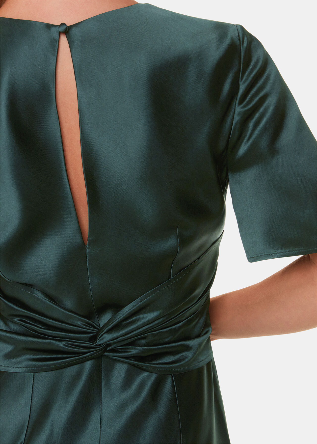 Avery Satin Twist Dress