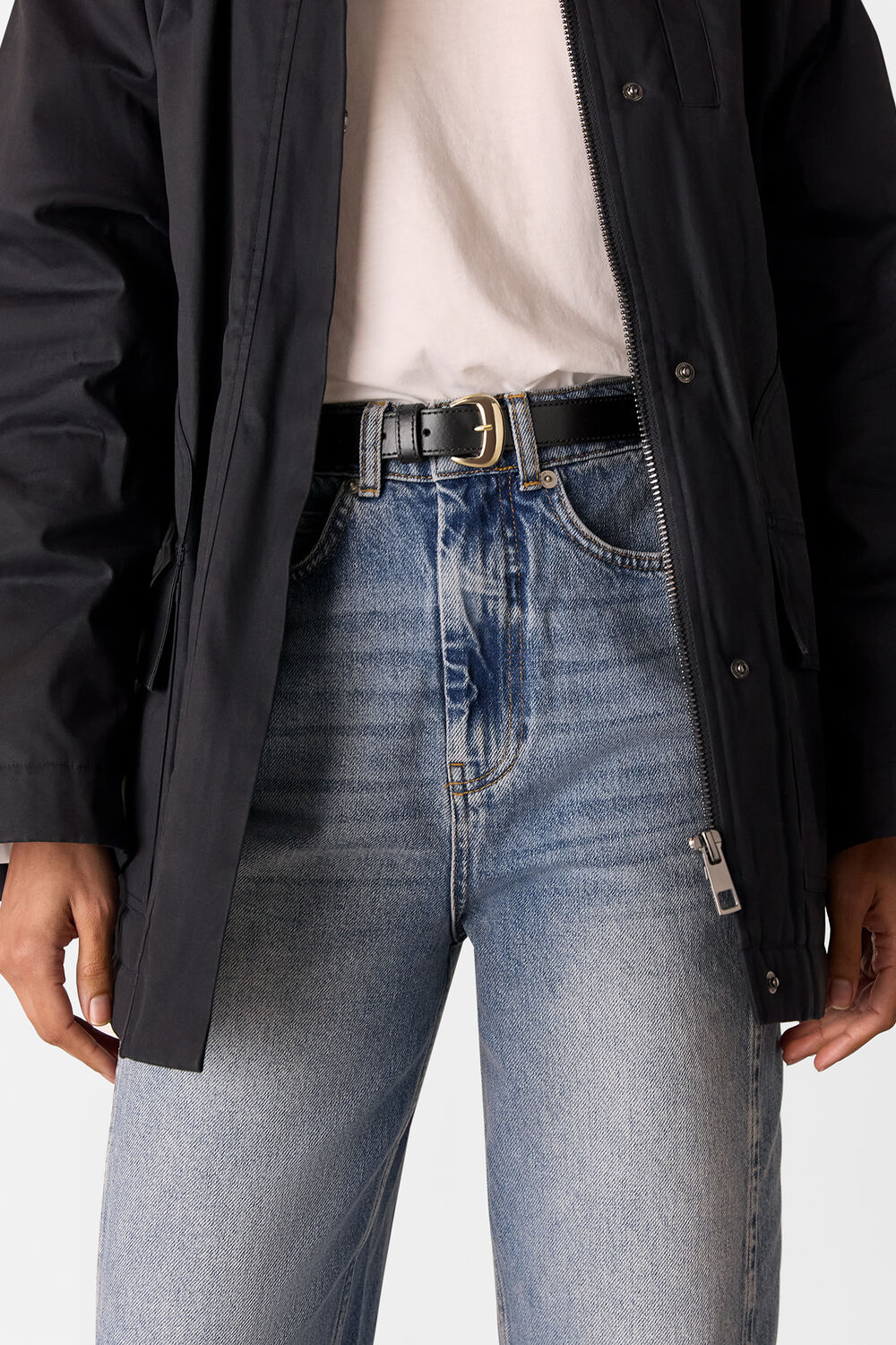 Black Slim Belt