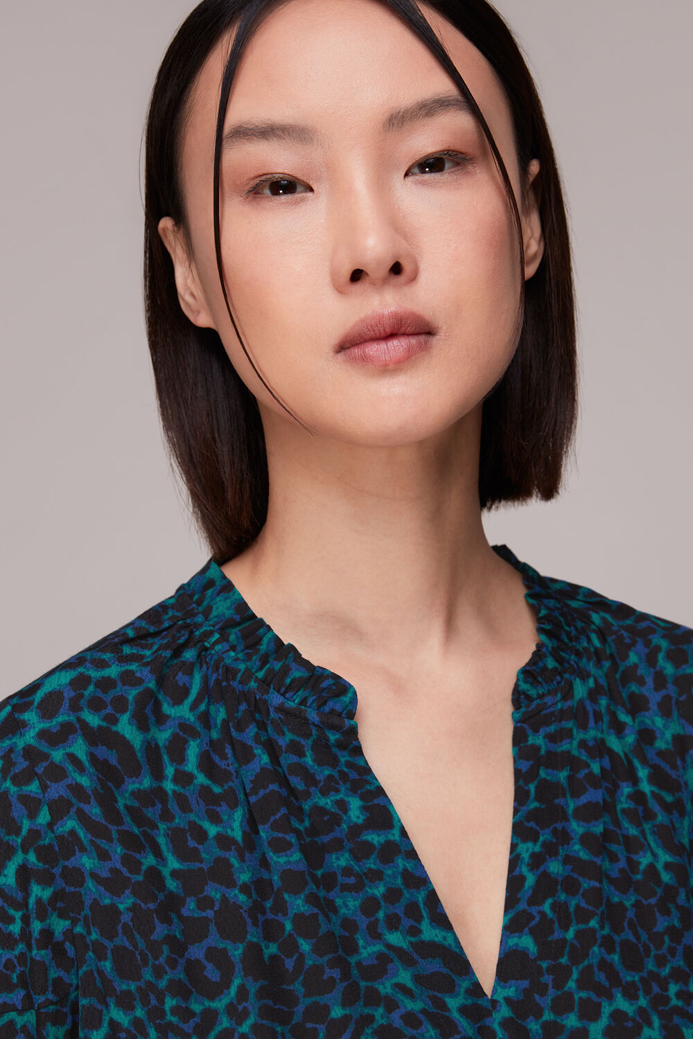 Forest Leopard Blouse