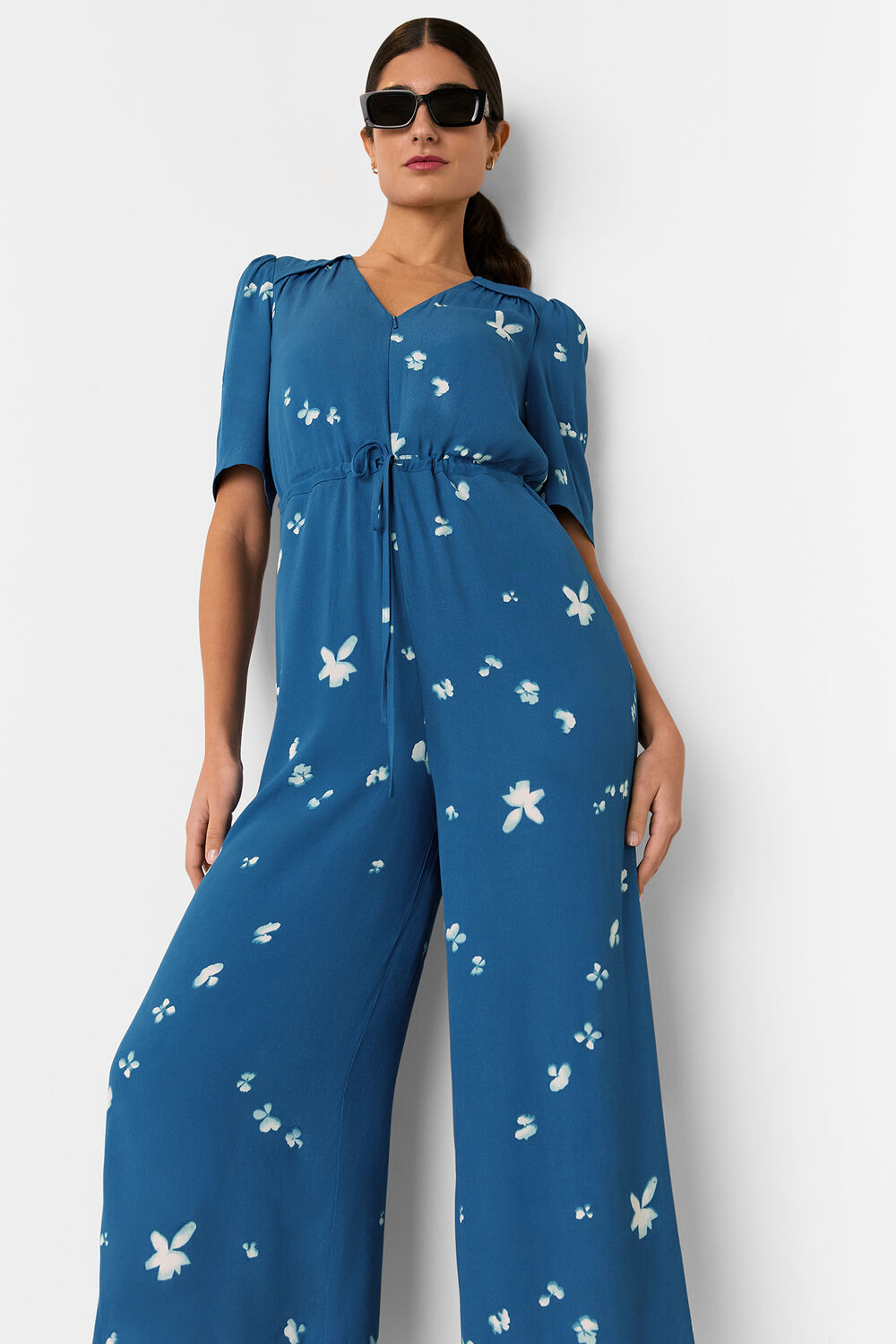 Sun Bleached Floral Jumpsuit