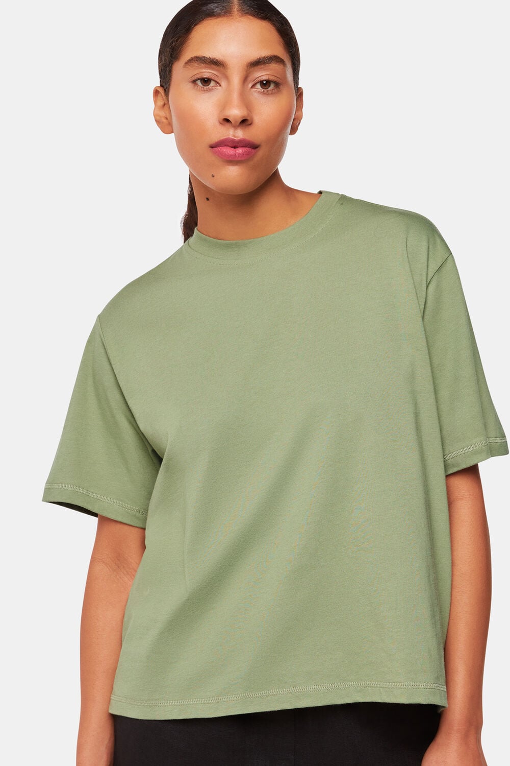 Khaki Relaxed Tee