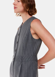 Pinstripe Jumpsuit