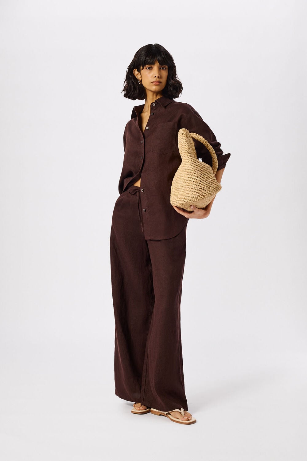 Brown Ultimate Linen Shirt