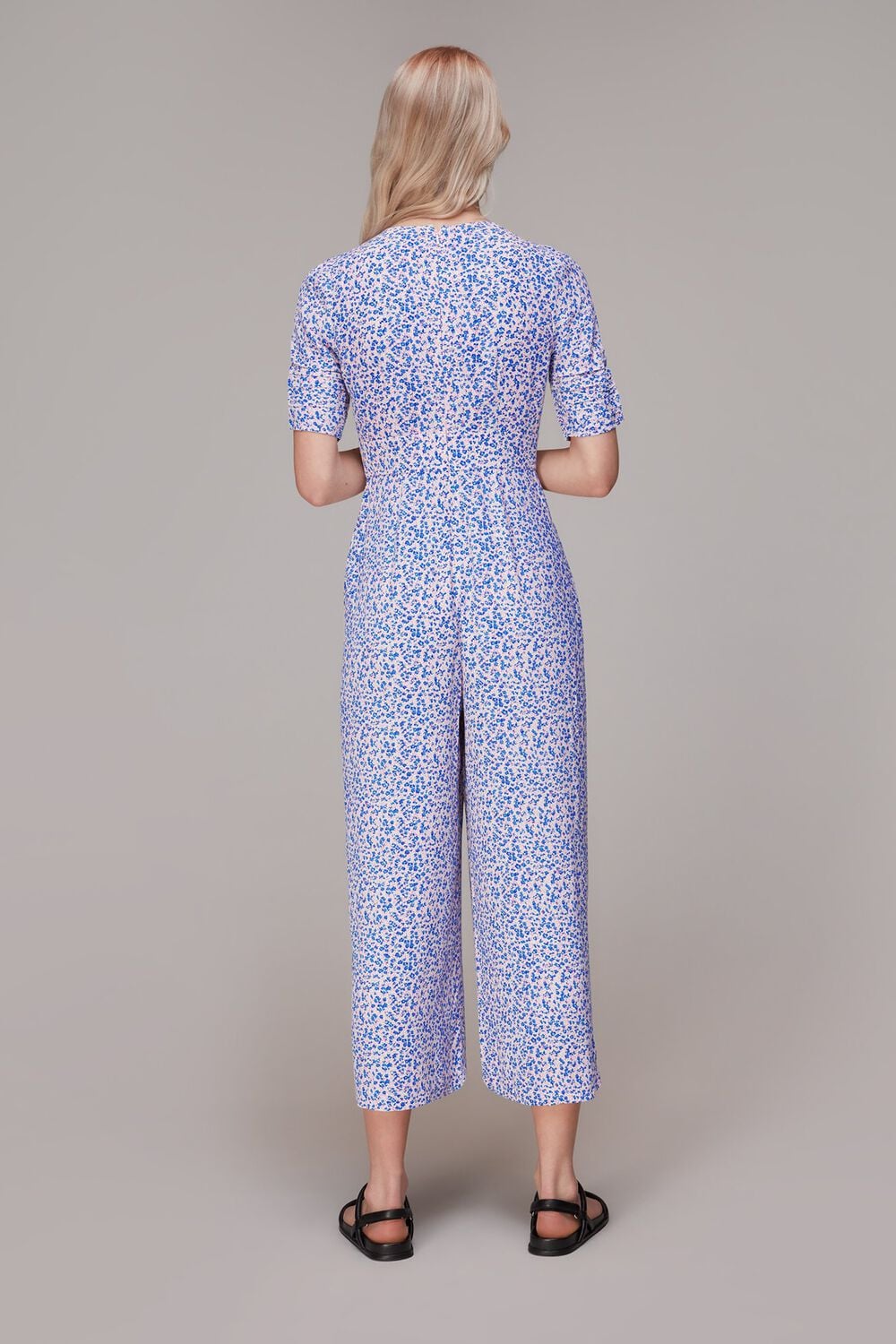 Floral Garden Print Jumpsuit