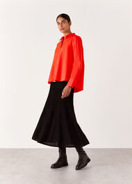 Boxy Relaxed Cotton Shirt