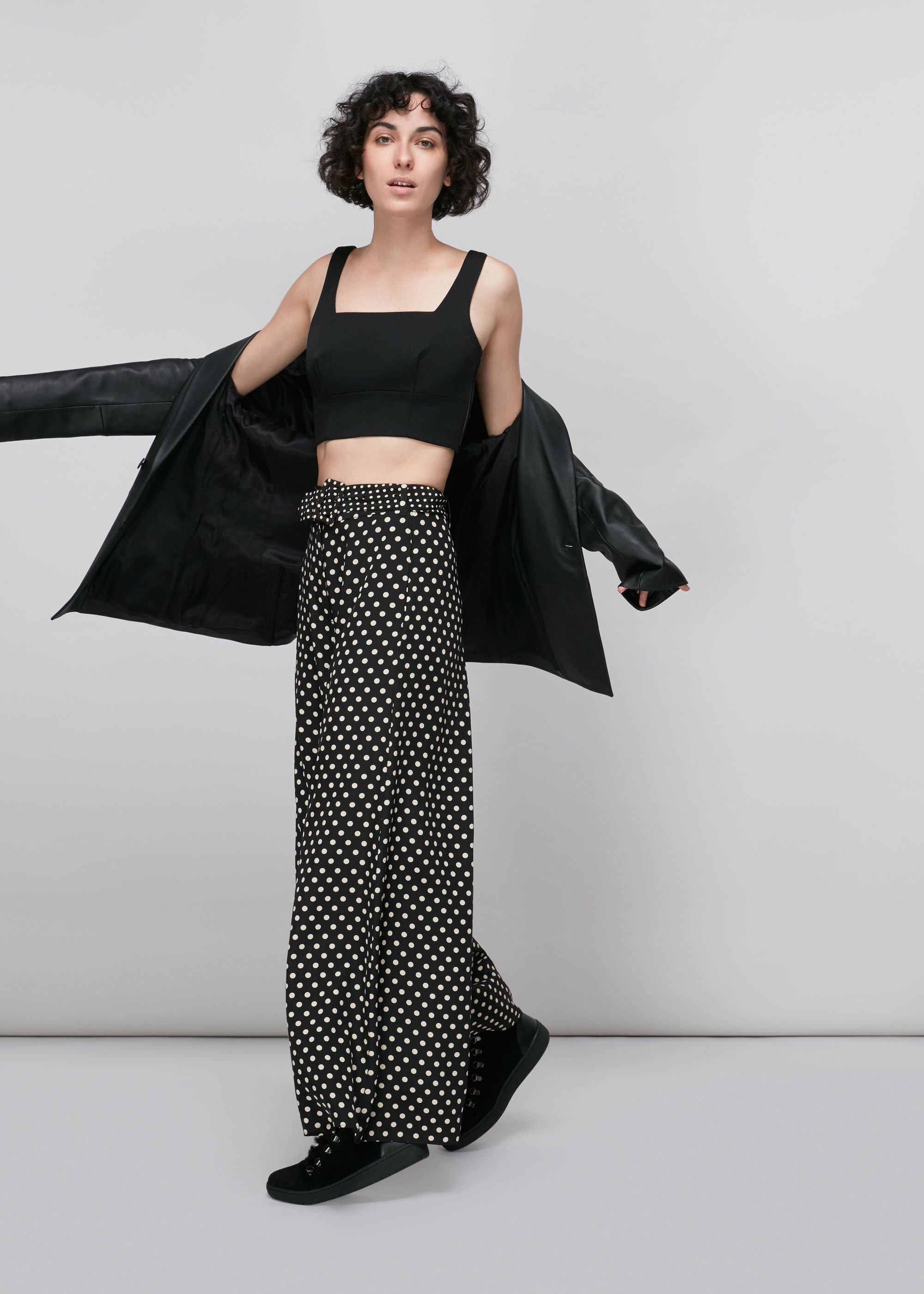 Buy Taffeta Silk Black Palazzo Pant Suit With Zari Work Online - LSTV01039  | Andaaz Fashion Eid Store