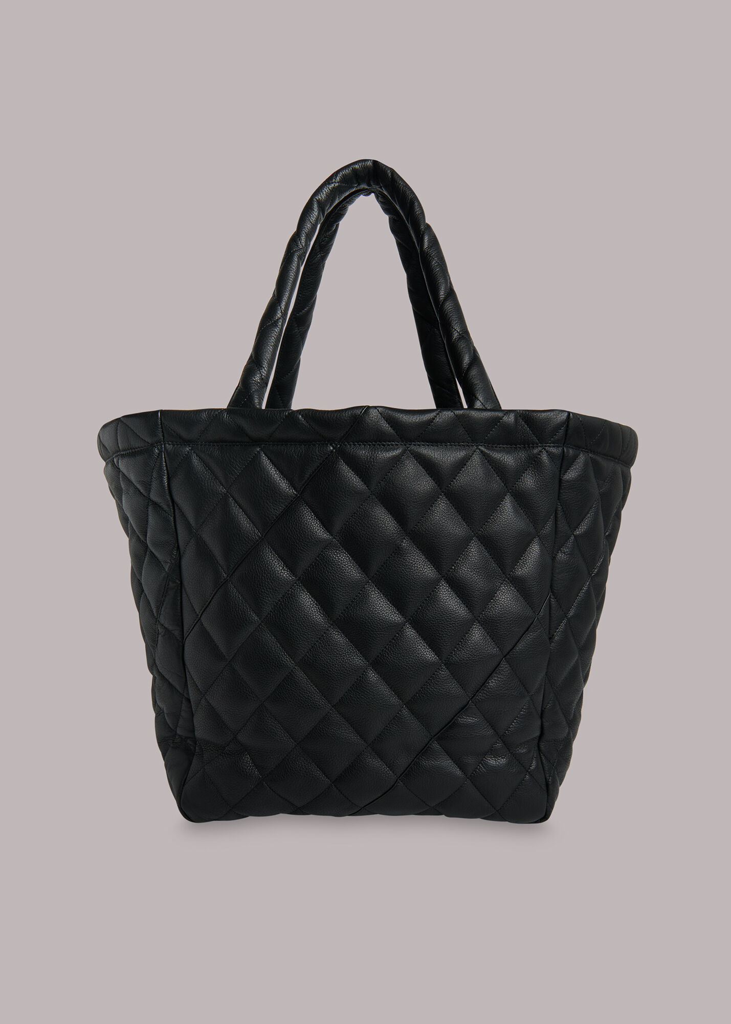 Quilted leather deals bag