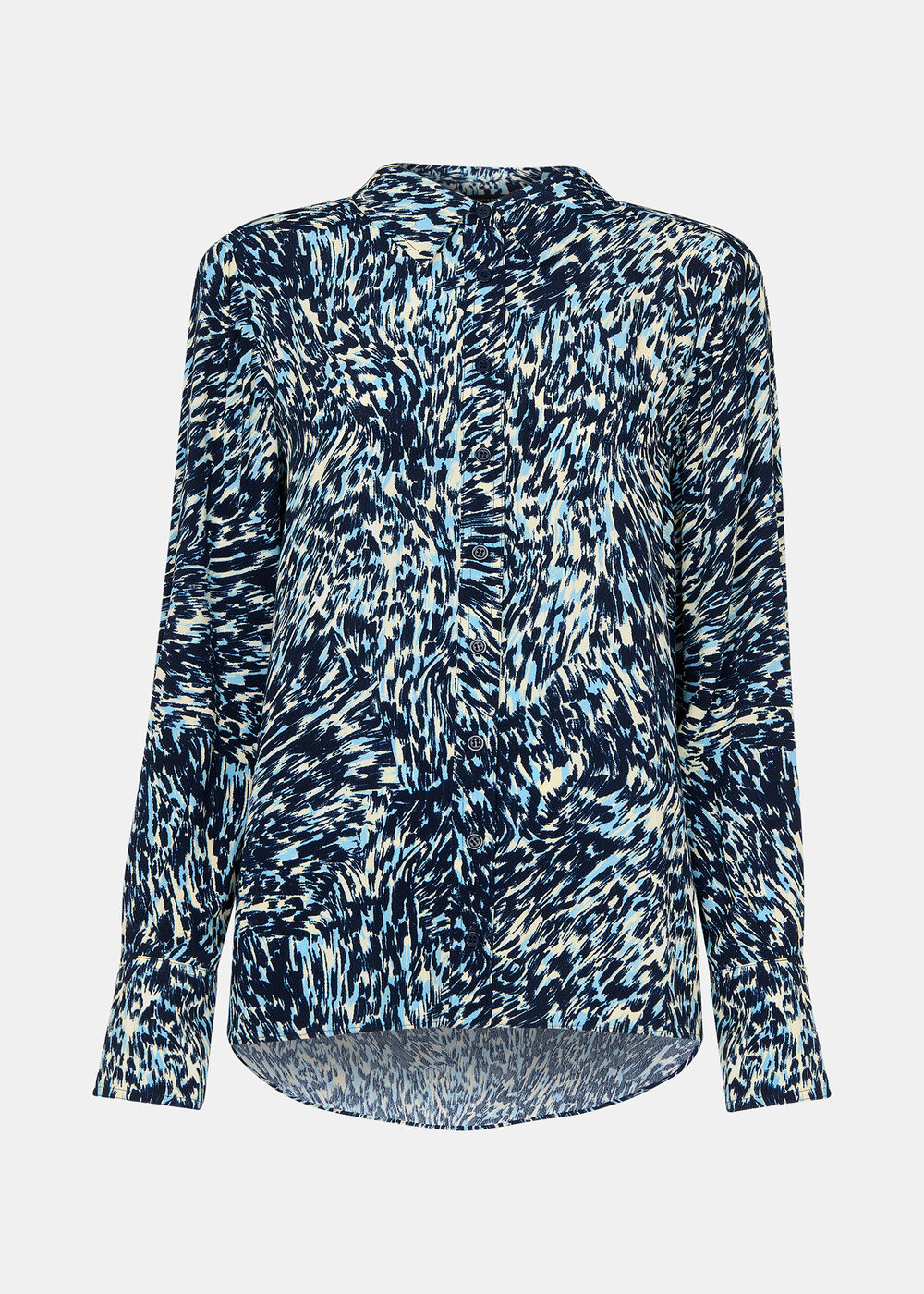 Leopard Swirl Print Shirt