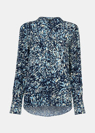 Leopard Swirl Print Shirt