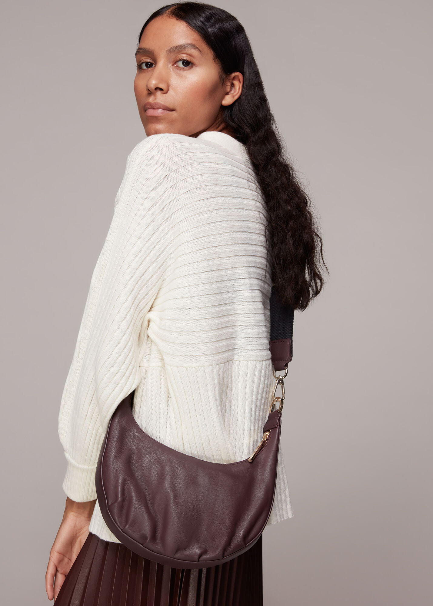 Plum Frances Crossbody Bag
