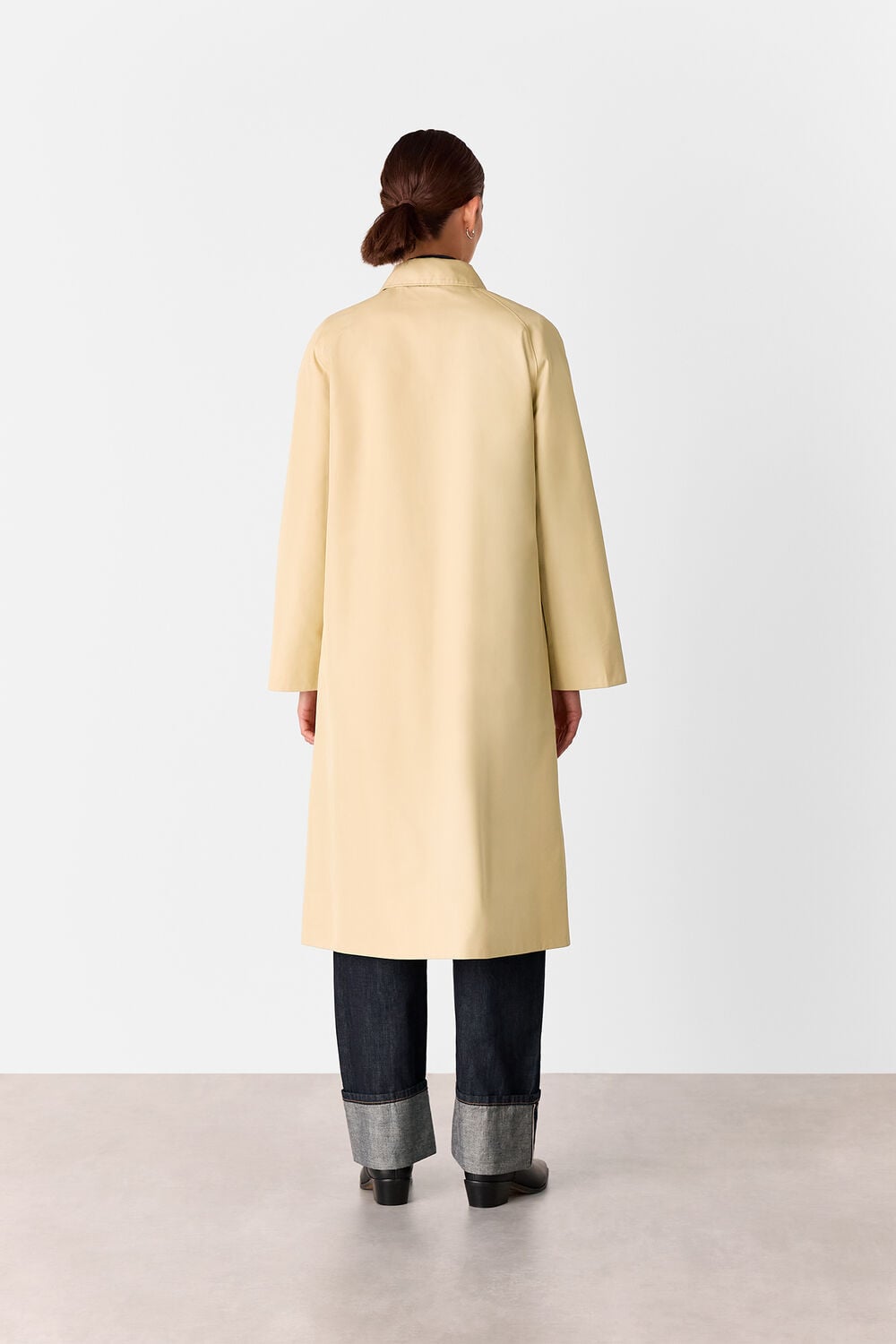 Car Coat With Pocket Detail