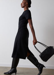 Ponte Detachable Lace Dress