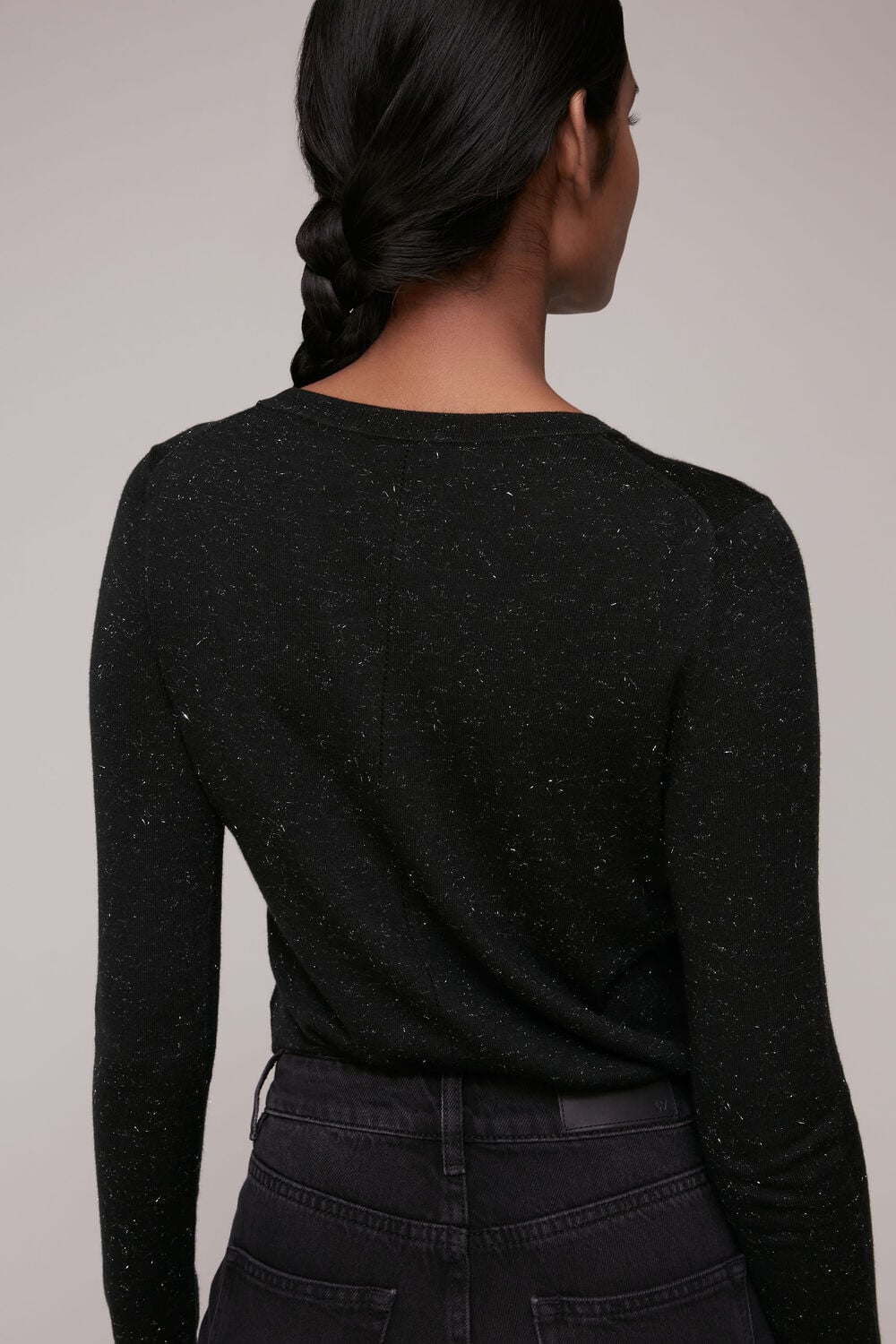 Black Annie Sparkle Knit