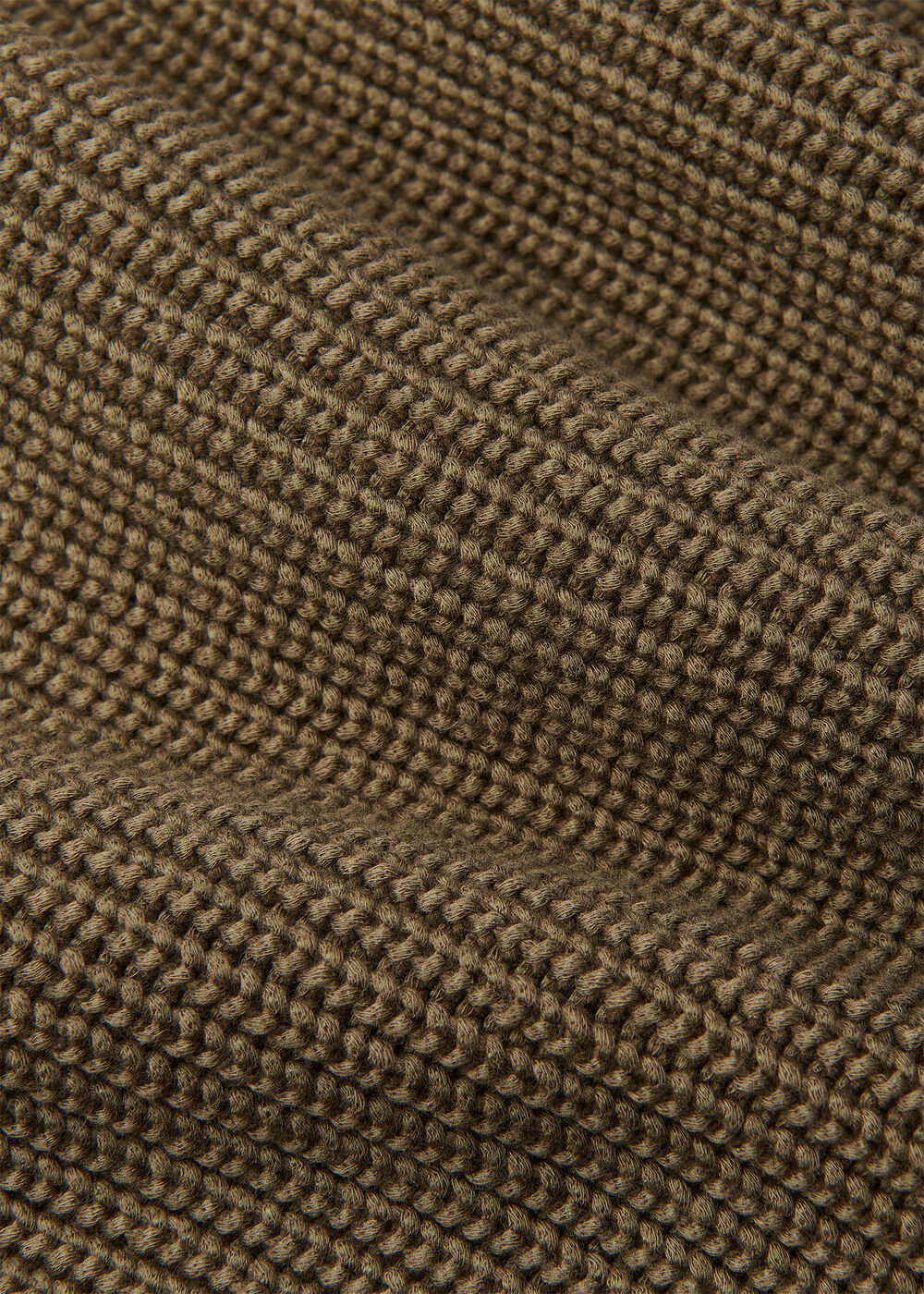 Rib Cable High Neck Jumper