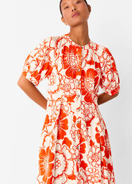 Petite Bloom Floral Midi Dress