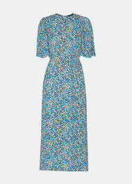 Ditsy Bouquet Midi Dress