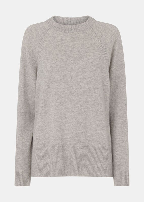 Grey Ultimate Cashmere Crew Neck
