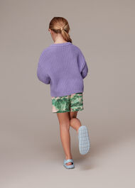 Chunky Cotton Rib Sweater