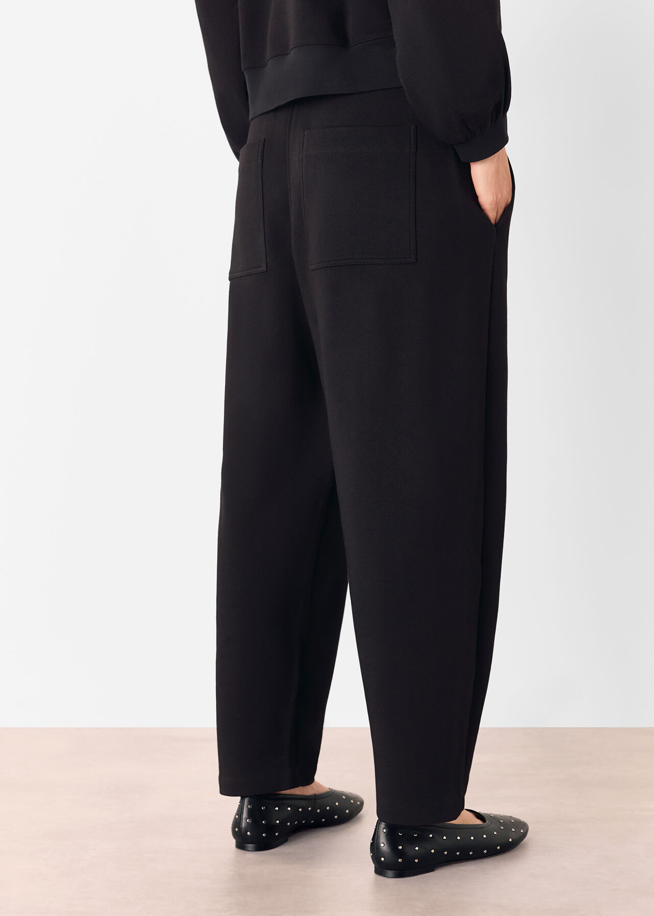 Barrel Leg Jersey Jogger